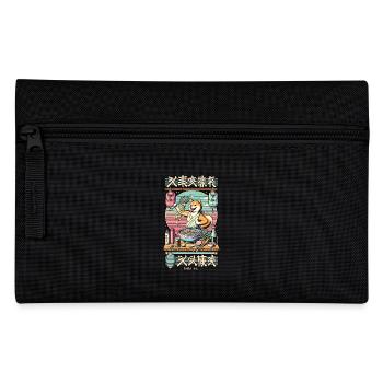 Shiba Hund Ramen Chefkoch Im Ukiyo-E Stil - Federtasche - Schwarz - Vorne