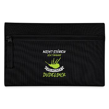 Dudelsackspieler Dudelsack Männer Geschenk - Federtasche - Schwarz - Vorne