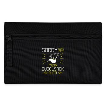 Dudelsackspieler Dudelsack Männer Geschenk - Federtasche - Schwarz - Vorne