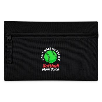 Softball Mom Softball Mom - Pencil Case - black - Front