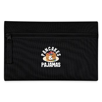 Pancakes and pyjamas Breakfast pleasure - Pencil Case - black - Front