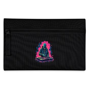 Alien Extraterrestre DJ Musique - Trousse - noir - Devant