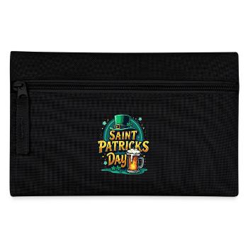 Saint Patrick`s Day Beer - Federtasche - Schwarz - Vorne
