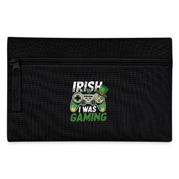 Irish I Was Gaming St Patrick’s Day Gamer Men kids - Federtasche - Schwarz - Vorne