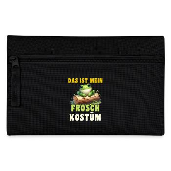 Karneval DAS IST MEIN FROSCH KOSTÜM Lustiges - Federtasche - Schwarz - Vorne