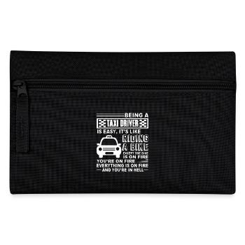Taxi Driver Being A Taxi Driver Is Easy - Pencil Case - black - Front
