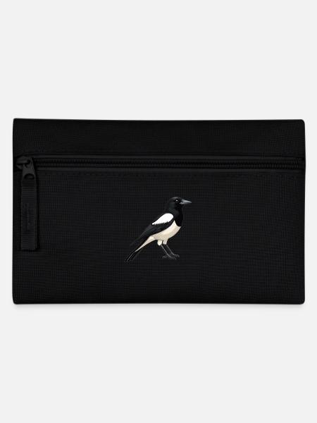 Elstern Elster - Federtasche - Schwarz