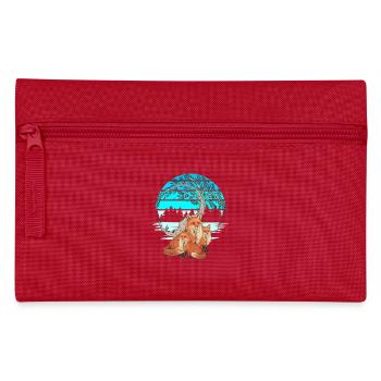 Fox Family Vixen Foxes Fairy Tale Child - Pencil Case - red - Front