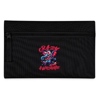 Crazy but Awesome - Style bande dessinée éléphant - Trousse - noir - Devant