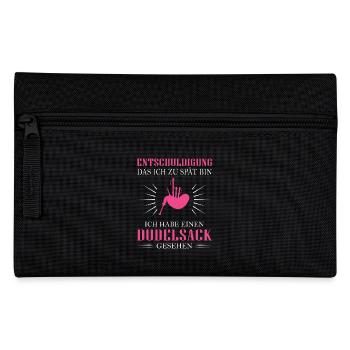 Dudelsackspieler Dudelsack Männer Geschenk - Federtasche - Schwarz - Vorne