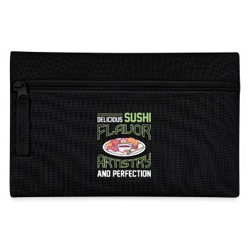 Sushi Japan Essen Sushi-Mahlzeit - Federtasche - Schwarz - Vorne