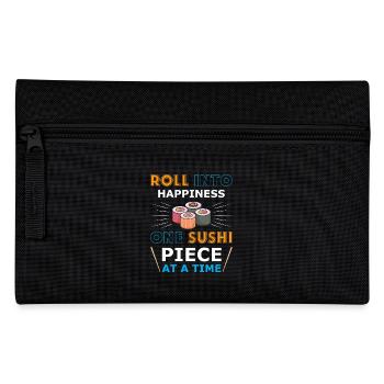 Sushi Japan Essen Sushi-Mahlzeit - Federtasche - Schwarz - Vorne