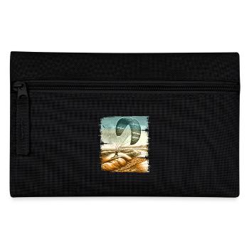 Kitesurfing Kitesurfer Kiteboard - Pencil Case - black - Front