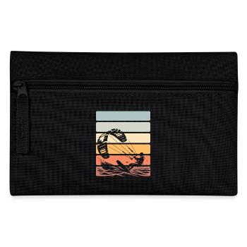 Kitesurfing Kitesurfer Kiteboard - Pencil Case - black - Front