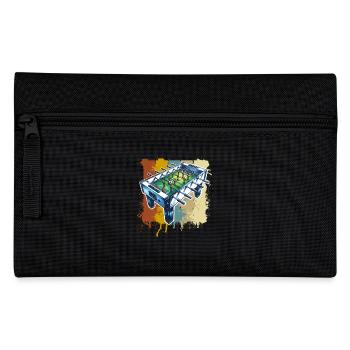 Foosball table table football - Pencil Case - black - Front