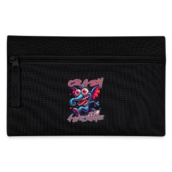 Crazy but Awesome - Style bande dessinée éléphant - Trousse - noir - Devant