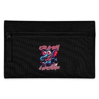 Crazy but Awesome - Style bande dessinée éléphant - Trousse - noir - Devant