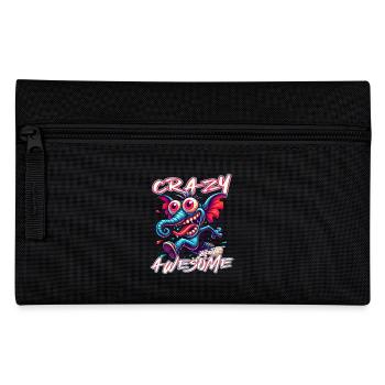 Cute but Crazy Elefant Comic Stil - Federtasche - Schwarz - Vorne