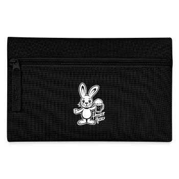 Prosterhase - Osterhase - Prost - Ostern - Federtasche - Schwarz - Vorne