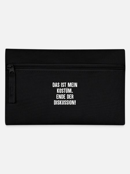 Kostüm Karneval Fasching - Federtasche - Schwarz