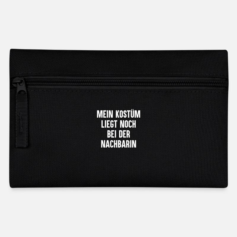 Kostüm Karneval Fasching - Federtasche - Schwarz