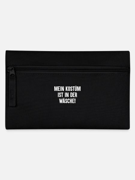 Kostüm Karneval Fasching - Federtasche - Schwarz