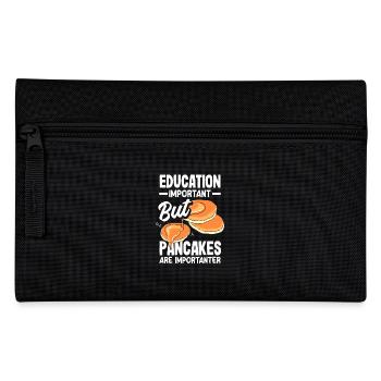 L’éducation est importante, mais les crêpes sont importantes - Trousse - noir - Devant