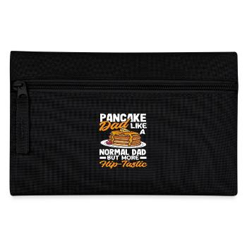 Des crêpes papa comme un papa normal - Trousse - noir - Devant