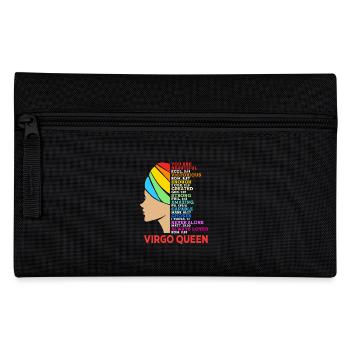 Sternzeichen Jungfrau - Federtasche - Schwarz - Vorne