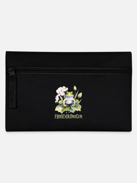 Karneval Kostüm FROSCHKÖNIGIN Lustiges Fasching - Federtasche - Schwarz