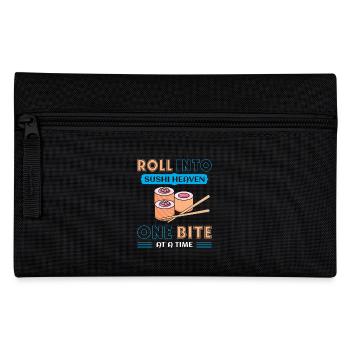 Sushi Japan Essen Sushi-Mahlzeit - Federtasche - Schwarz - Vorne