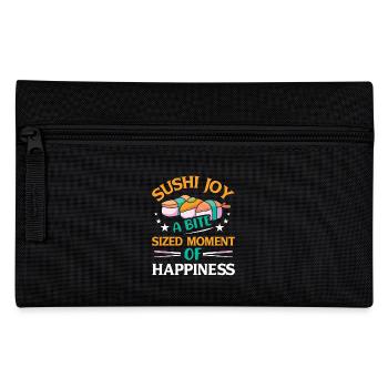 Sushi Japan Essen Sushi-Mahlzeit - Federtasche - Schwarz - Vorne