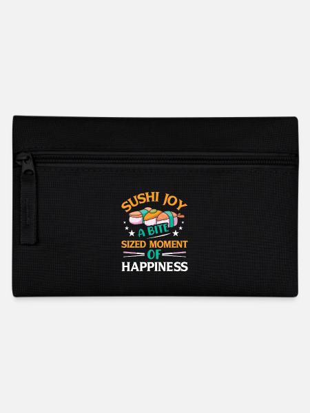 Sushi Japan Essen Sushi-Mahlzeit - Federtasche - Schwarz