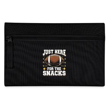 Football Snack Fan Footballer Football Fans - Pencil Case - black - Front