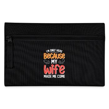 Humorous Husband Saying Design - Pencil Case - black - Front