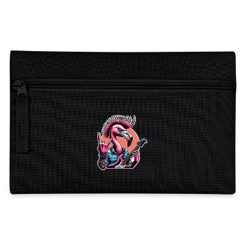 Flamingo Guitariste de Rock and Roll - Trousse - noir - Devant
