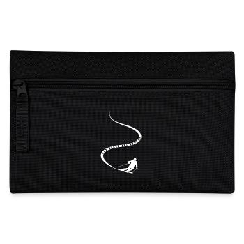 Eat Sleep Ski Repeat - Ski - Ski - Pencil Case - black - Front