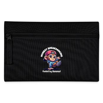 Monkey breakdancer - Pencil Case - black - Front