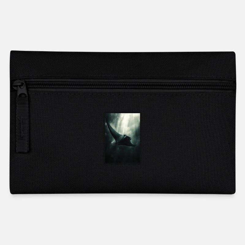 Mantas Manta Rochen - Federtasche - Schwarz