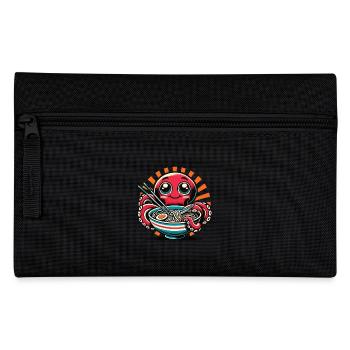 Kawaii Oktopus liebt Ramen Nudeln - Federtasche - Schwarz - Vorne