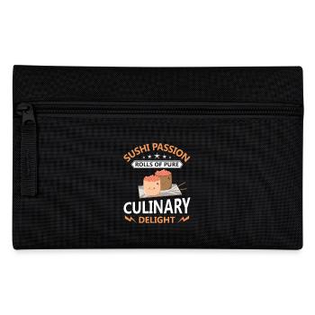 Sushi Japan Essen Sushi-Mahlzeit - Federtasche - Schwarz - Vorne