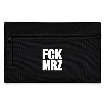 FCK MRZ - nein zu Merz - Wahl - Federtasche - Schwarz - Vorne