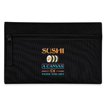Sushi Japan Essen Sushi-Mahlzeit - Federtasche - Schwarz - Vorne