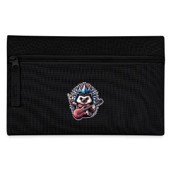 Igel Rock and Roll Gitarrist - Federtasche - Schwarz - Vorne