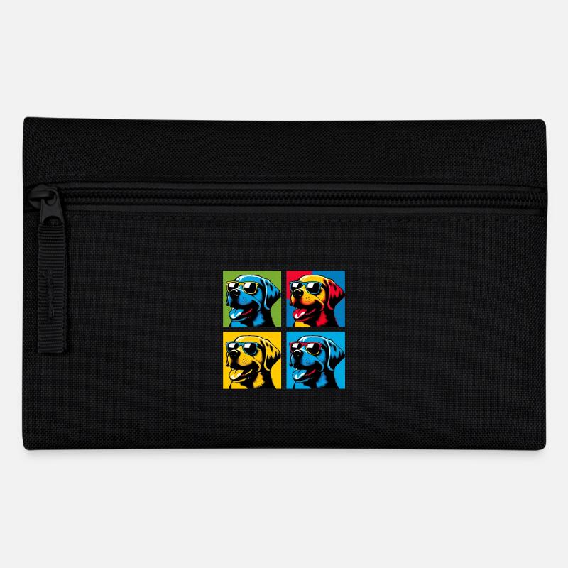 Lab Love Pop, Kumpel, Marshmallow, Teddy, Glücklich - Federtasche - Schwarz