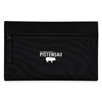 Pistensau Skier Fun - Pencil Case - black - Front