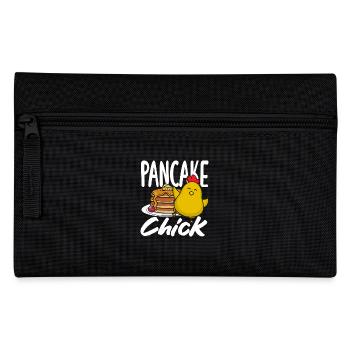 Pancake Chicks Funny Breakfast Delight - Pencil Case - black - Front