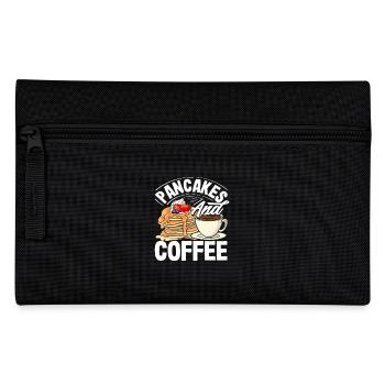 Pancakes and coffee for breakfast lovers - Pencil Case - black - Front