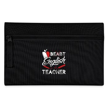 English Teacher Best English Teacher - Pencil Case - black - Front