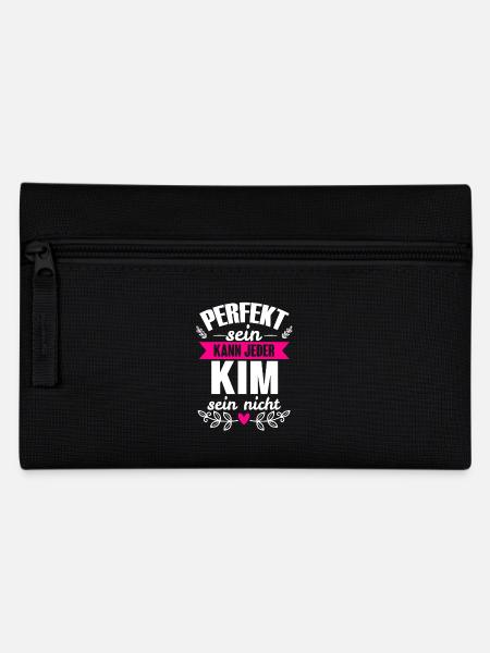 Kim - Perfekt Sein Kann Jeder Kim Sein Nicht - Federtasche - Schwarz